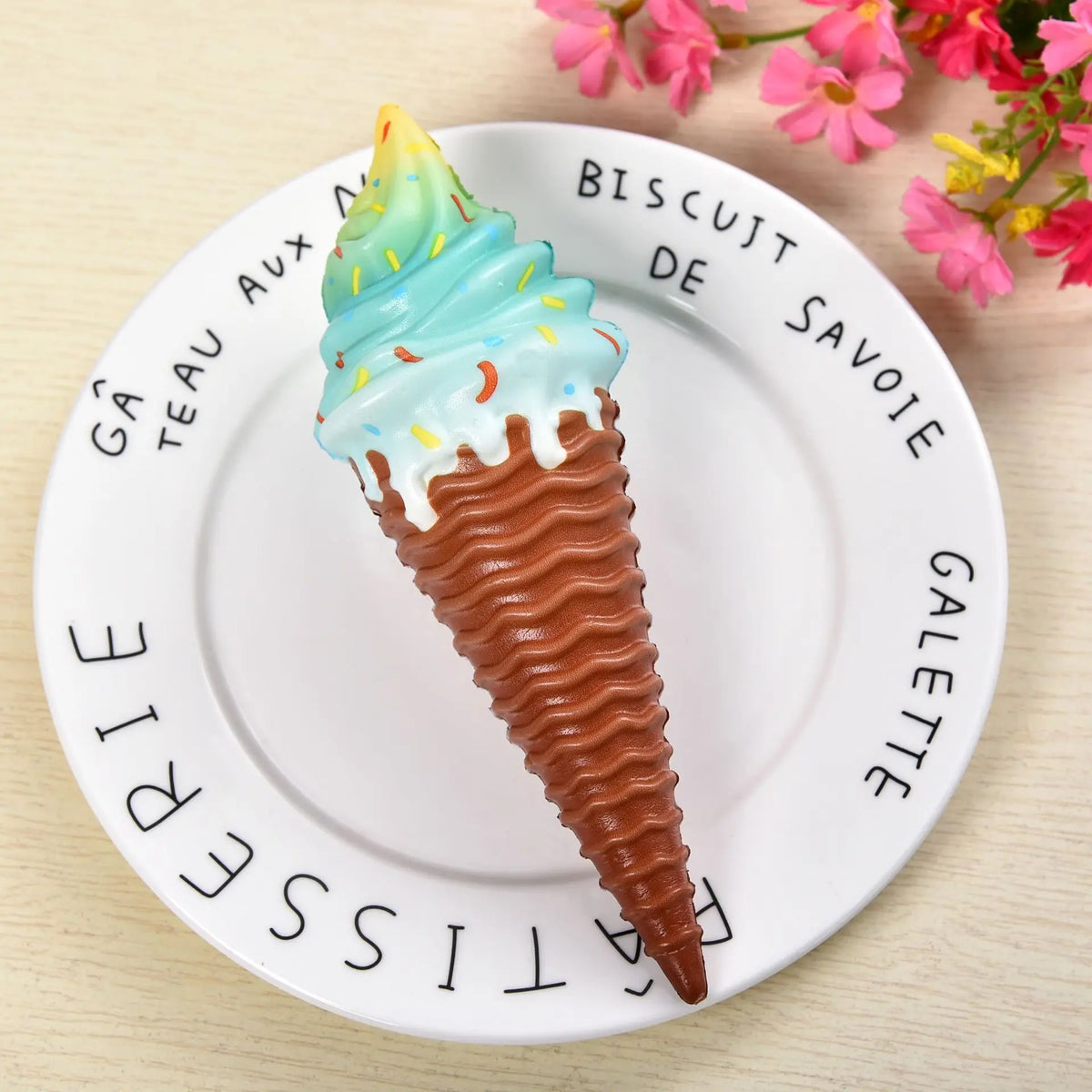 Colorful Ice Cream Squishy Toy | Slow Rising Stress Relief Squeeze